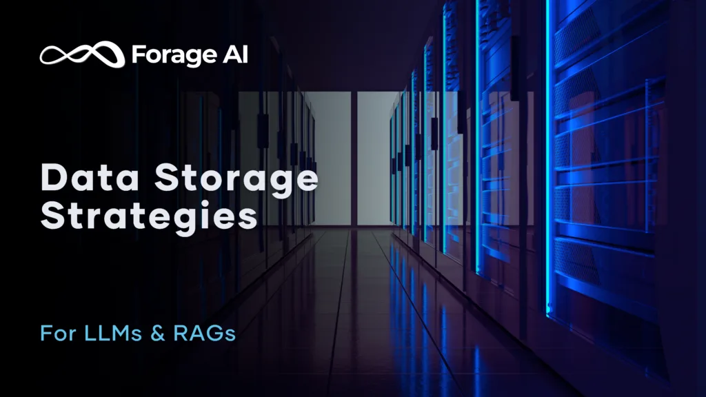 Data Storage Solutions for LLMs and RAGs