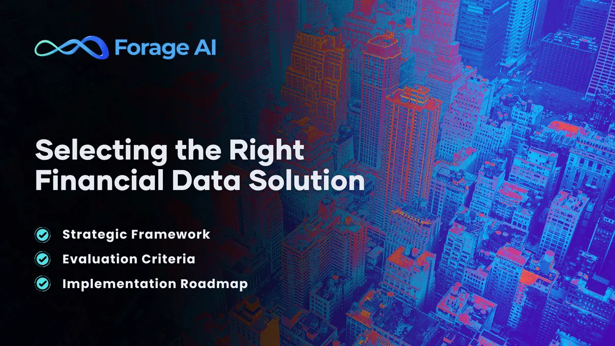 Strategic Framework for Evaluating Financial Data Solutions: An Executive Guide