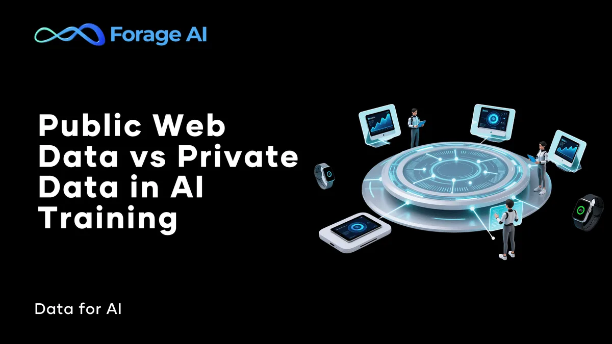 Public Web Data vs Private Data in AI Training