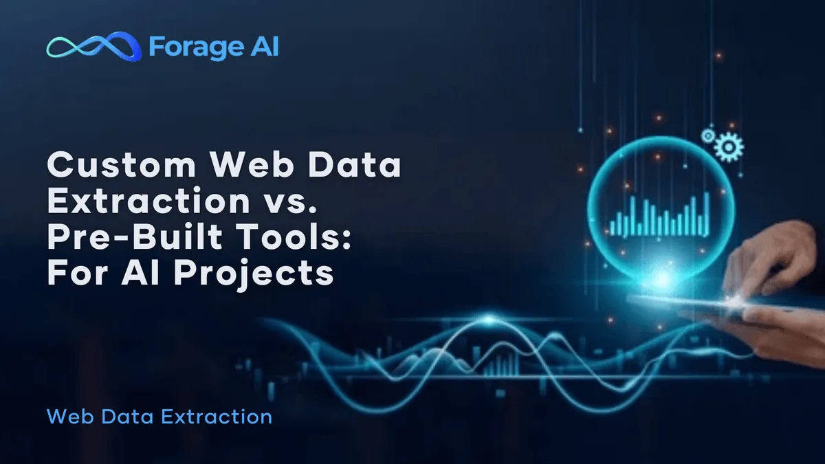 Custom Web Data Extraction vs. Pre-Built Tools: For AI Projects