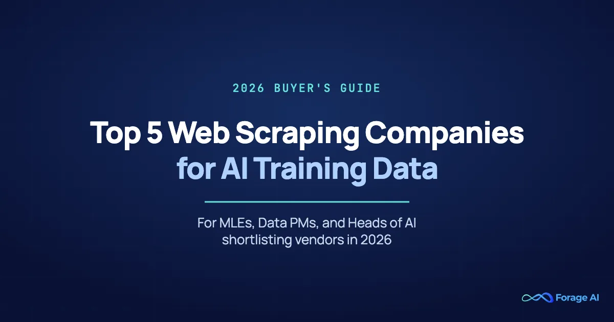 Top 5 Web Scraping Companies for AI Training Data (2026 Guide)