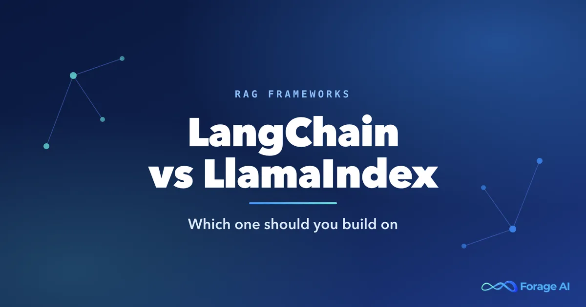 LlamaIndex vs LangChain: Which RAG Framework Should You Build On