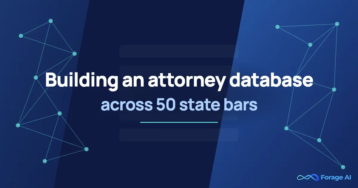 Building an Attorney Database: Sourcing Bar, License, and Discipline Records Across 50 States