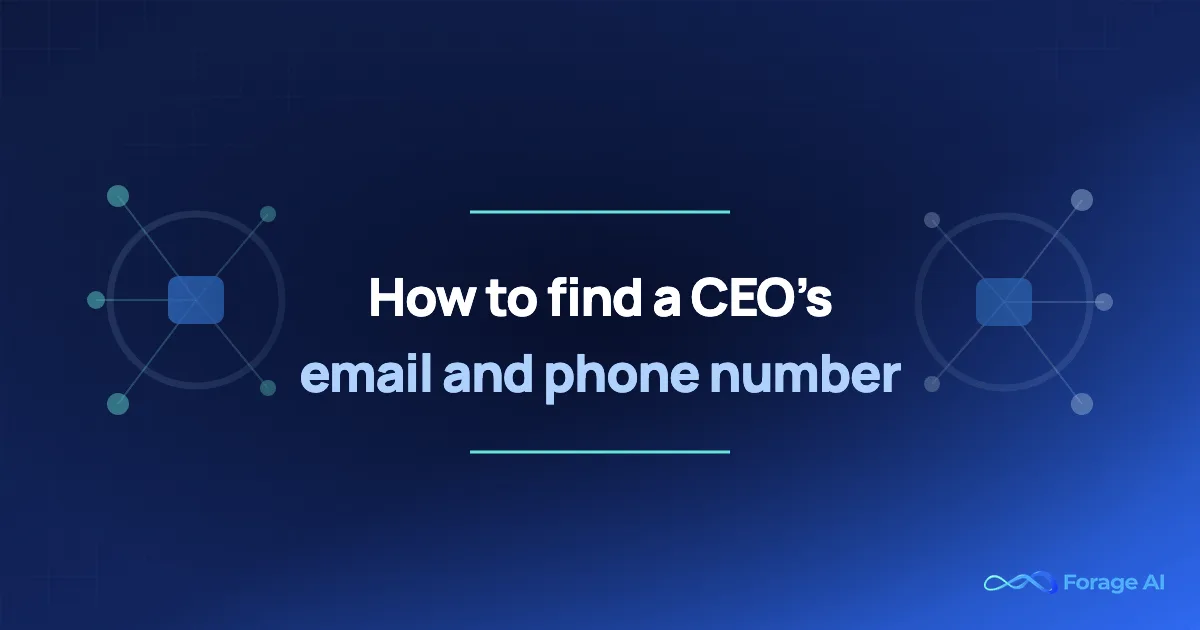 How to Find a CEO's Email Address and Phone Number (and Any Other Decision Maker's)