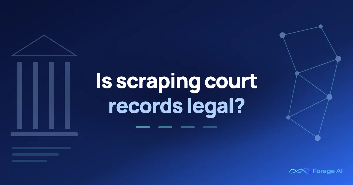 Is Scraping Court Records Legal? The Four Gates That Decide It