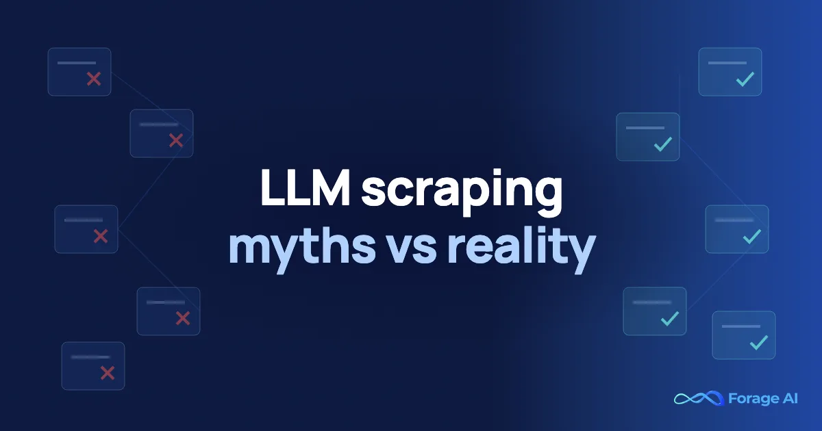 LLM Scraping Myths vs Reality: 9 Beliefs Tested Against the Evidence