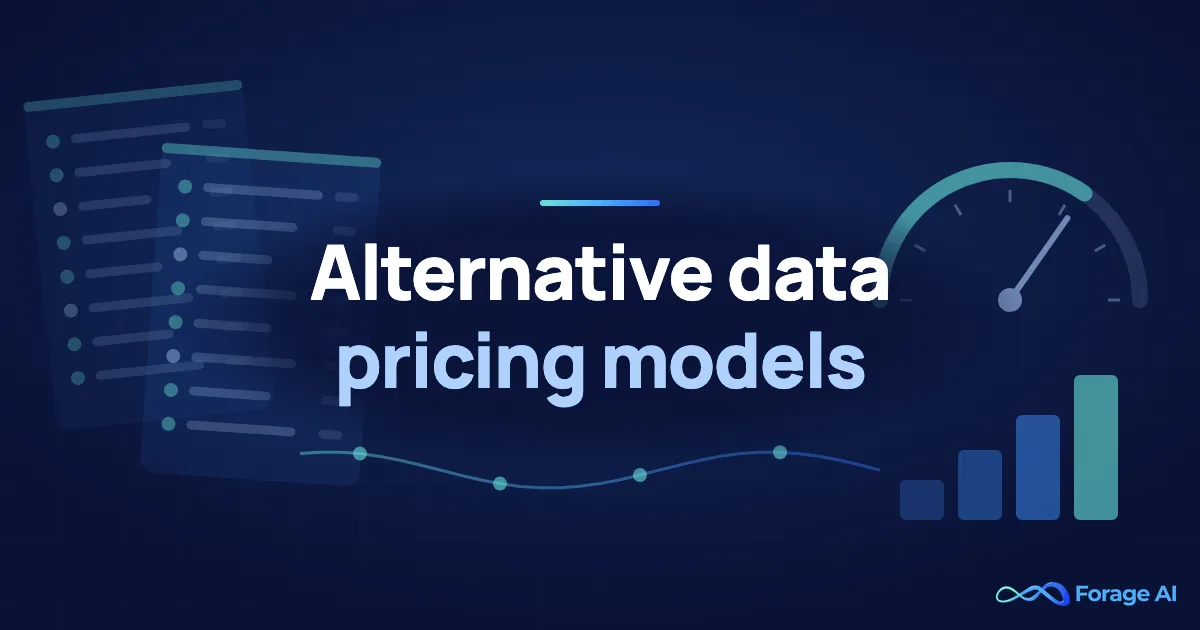 Alternative Data Pricing Models Explained