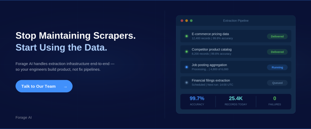 Stop Maintaining Scrapers. Start Using the Data