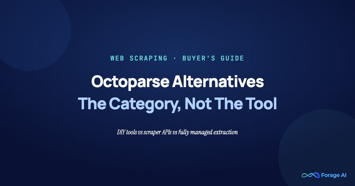 Octoparse Alternatives: Best Web Scraping Tools & Managed Services Compared featured image